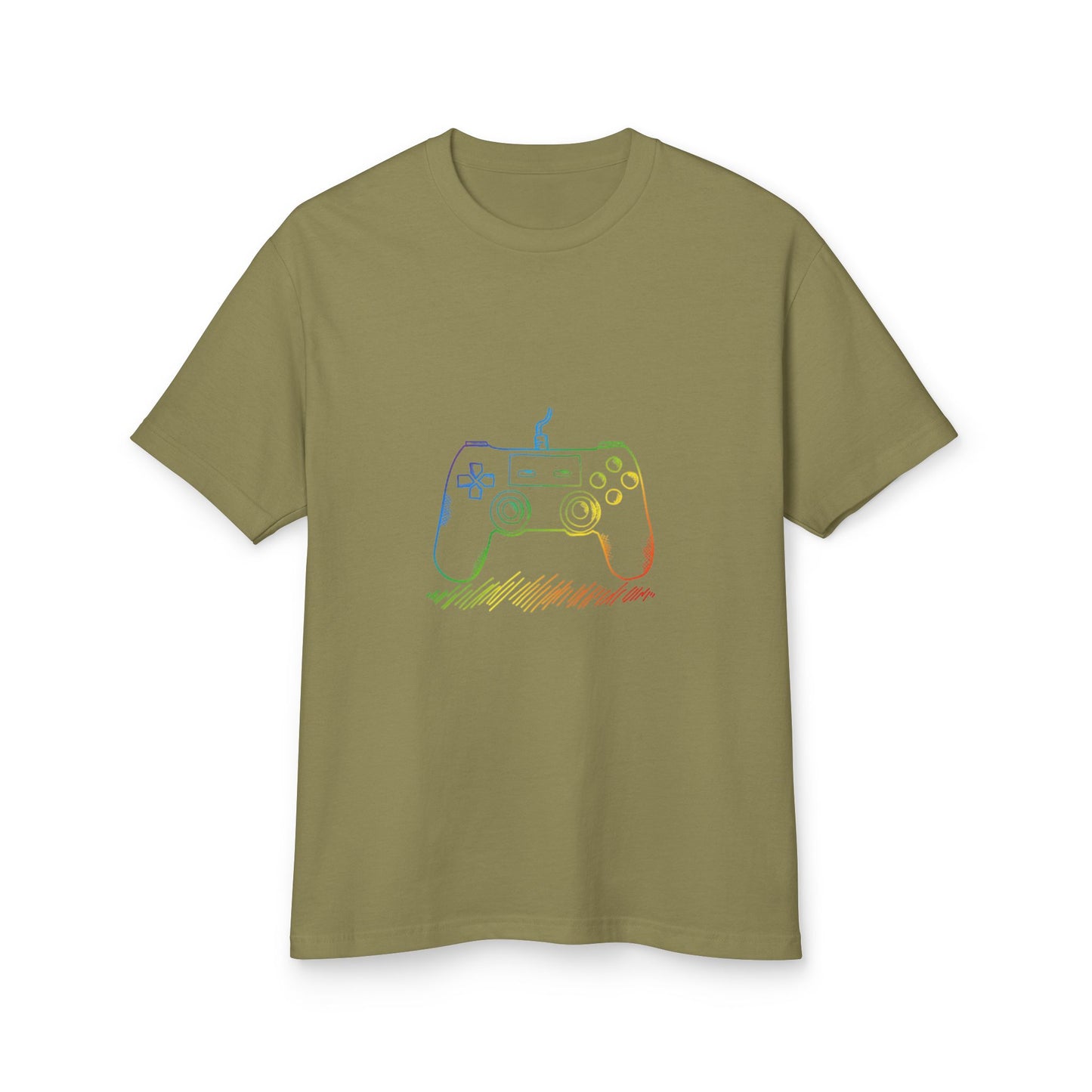 Retro Rainbow Game Controller Tee