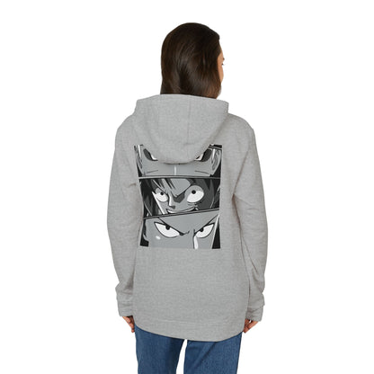 Anime Eyes Hoodie Intense Green-Eyed Manga Character Pullover