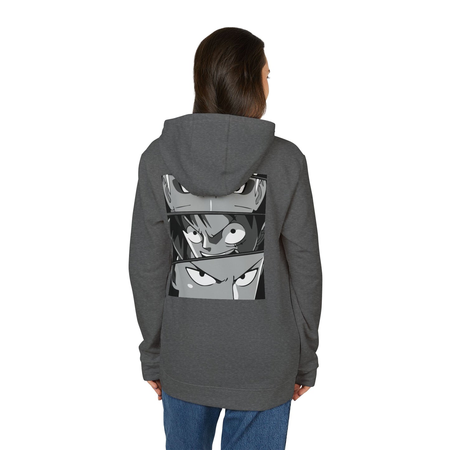Anime Eyes Hoodie Intense Green-Eyed Manga Character Pullover