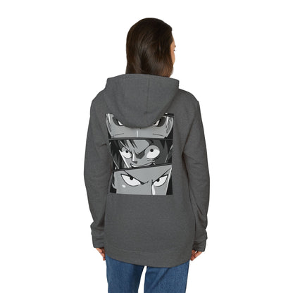 Anime Eyes Hoodie Intense Green-Eyed Manga Character Pullover