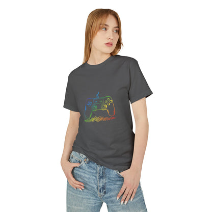 Retro Rainbow Game Controller Tee