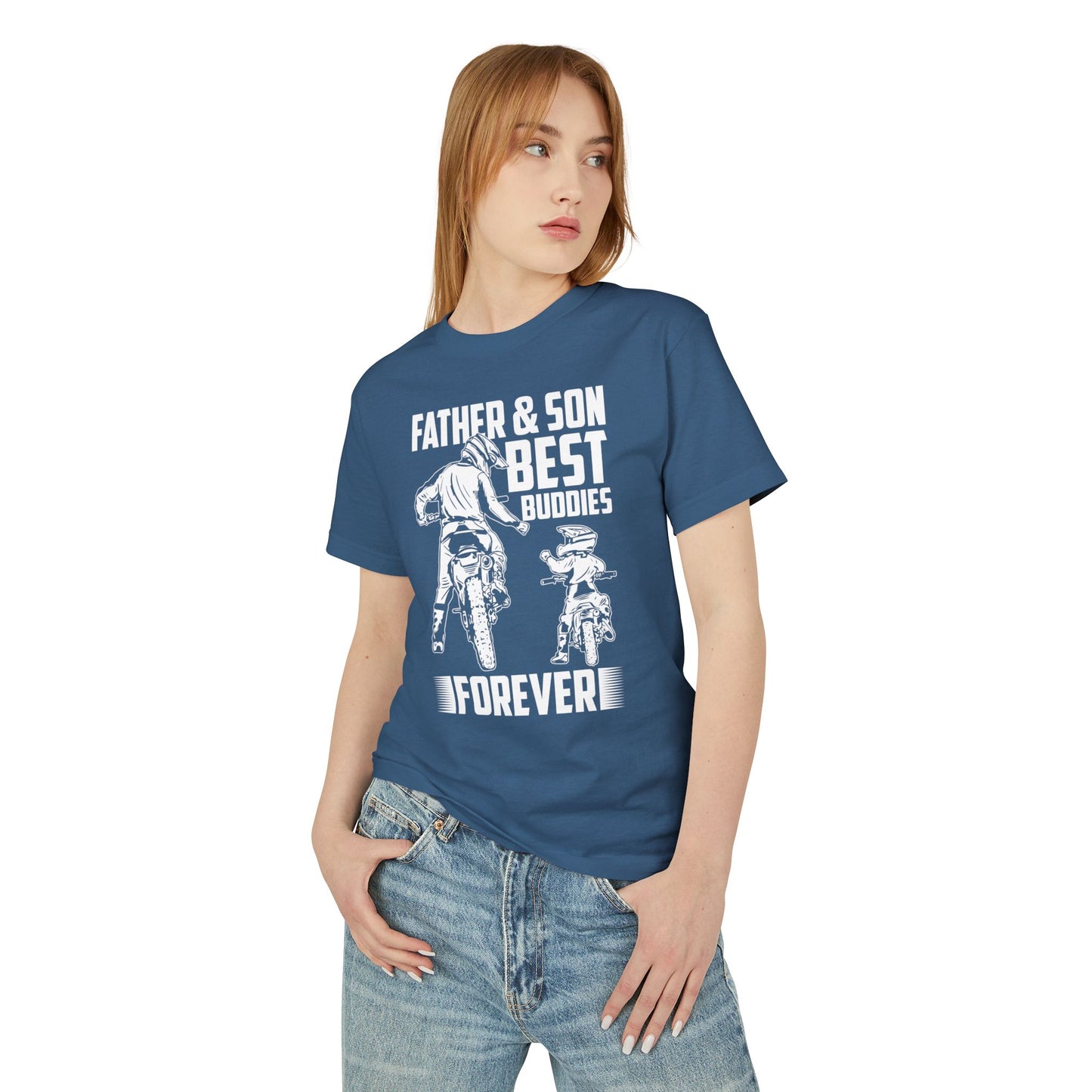 Father & Son Best Buddies Tee Forever Motorbike Shirt