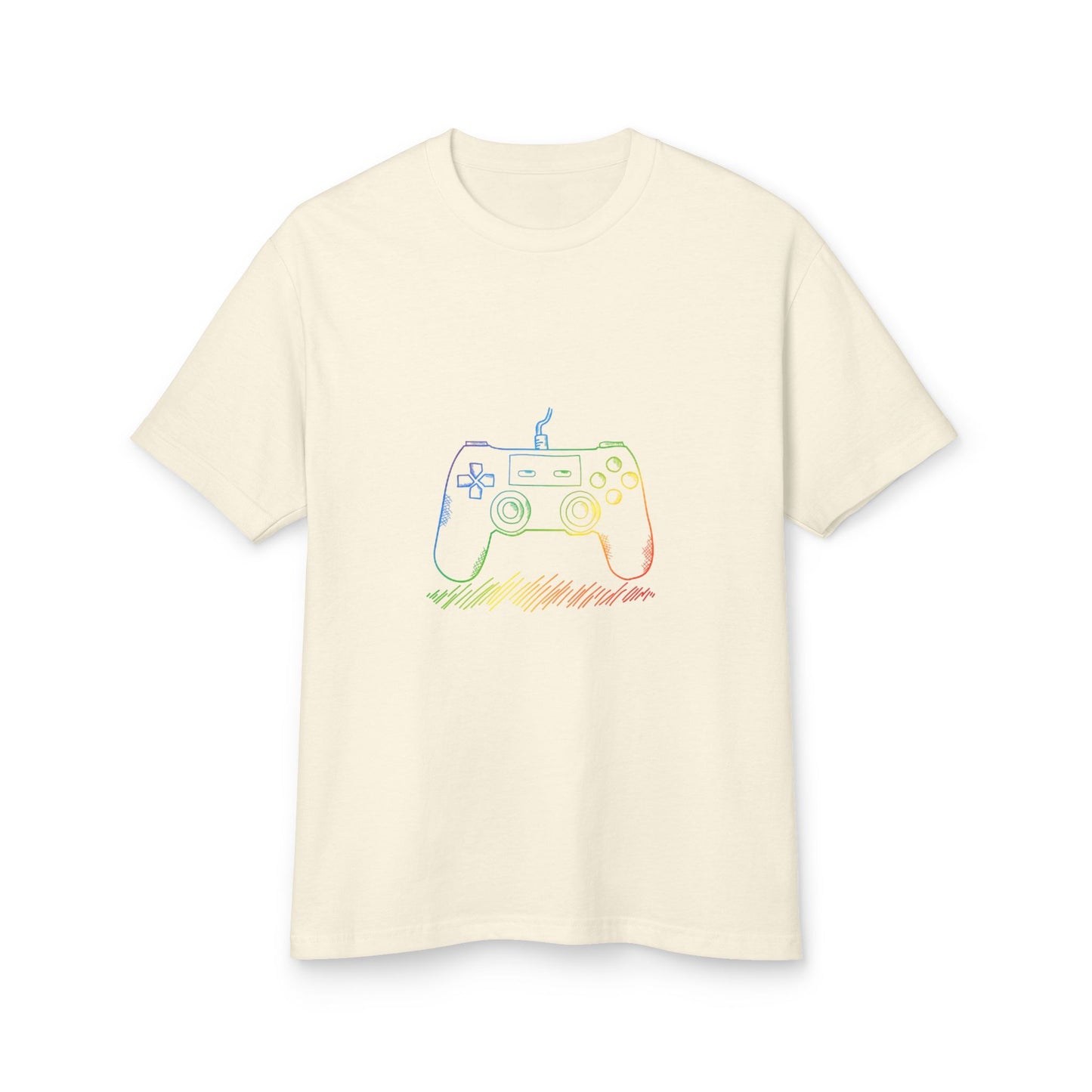 Retro Rainbow Game Controller Tee