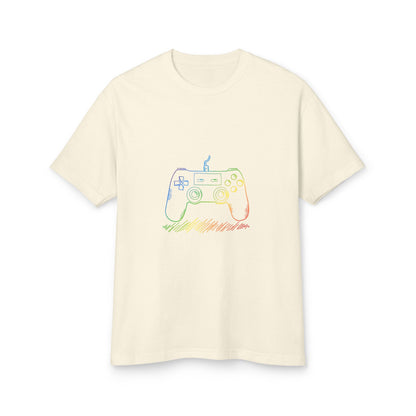 Retro Rainbow Game Controller Tee