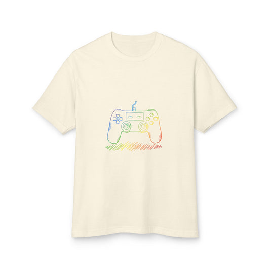 Retro Rainbow Game Controller Tee